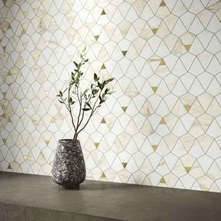 Керамогранит Italon Этернум Каррара Мозаика Вертекс 25.8х30 (Натуральная) в Кемерово