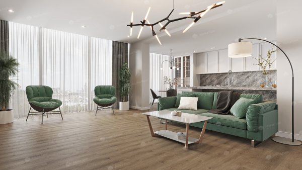 Каменно-полимерная плитка Alpine Floor Solo Ларгетто ECO 14-3, 3,5 мм 34 класс в #REGION_NAME_DECLINE_PP#