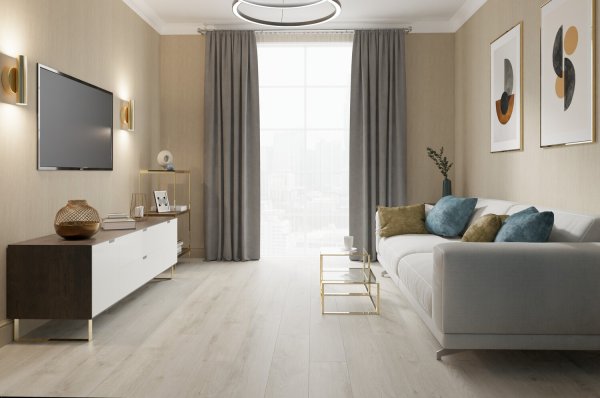 Ламинат Egger PRO 8/32 Дуб Кортина белый EPL034 в #REGION_NAME_DECLINE_PP#