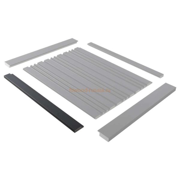 Финишный молдинг LF124A GR3 правый декорированный (42х12х2700мм) в #REGION_NAME_DECLINE_PP#