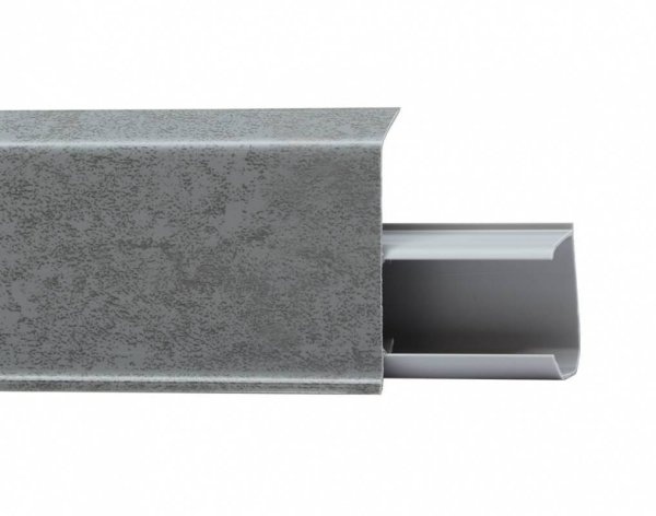 Пластиковый плинтус Royce №551 Грей (55х23х2200мм) в #REGION_NAME_DECLINE_PP#